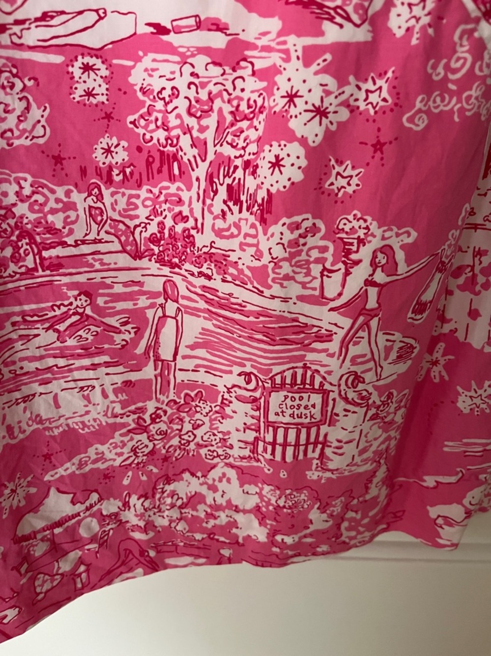 Lilly Pulitzer Pink and White Shift Dress - Picture 4 of 5
